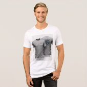 Crew Staff Bulk Dubbelzijdig Custom Mannen T-shirt (Voorkant volledig)