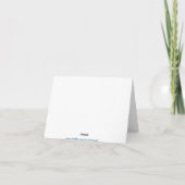 Crew Thank You Cards -Aanpasbaar Bedankkaart (Achterkant)