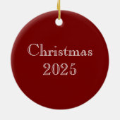 Crewel Work Borduurwerk Fruit en bloemen Keramisch Ornament (Achterkant)