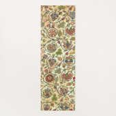 Crewel Work Borduurwerk Fruit en bloemen Yogamat (Achterkant)