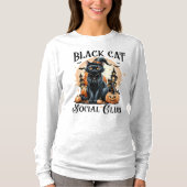 Crewneck Black Cat Social Club Shirt (Voorkant)