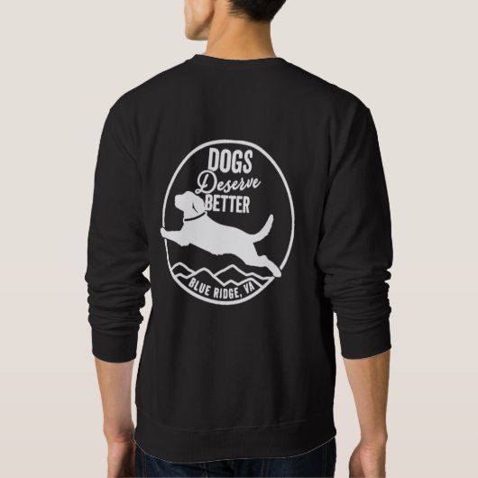 Crewneck Sweatshirt White Logo Front/Back (Achterkant)