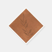 Crgebleven koper servetten (Hoek)