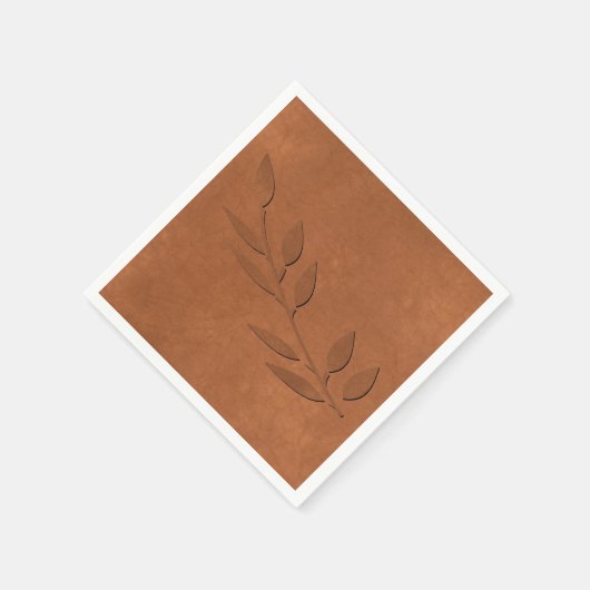 Crgebleven koper servetten (Hoek)