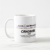CRH380BL China Railway High-Speed elektrische trei Koffiemok (Links)