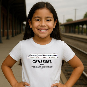 CRH380BL China Railway hogesnelheidstrein T-shirt