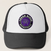 CRHS Basketball Logo Trucker Hat Trucker Pet (Voorkant)