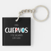 Cria cuervos sleutelhanger (Achterkant)