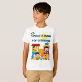 Criança T-shirt (Voorkant volledig)