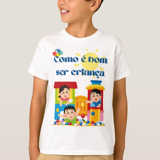Criança T-shirt (Voorkant)