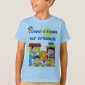 Criança T-shirt (Voorkant)
