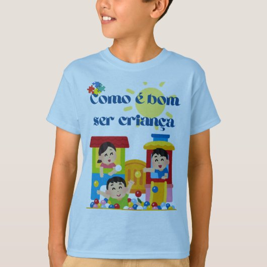 Criança T-shirt (Voorkant)