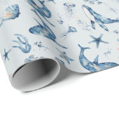 Criaturas marinas cadeaupapier (Rol Hoek)