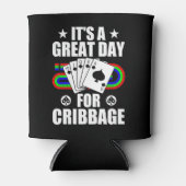 Cribbage Board Voor Cribbage Kaart Speler Grappig Blikjeskoeler (Voorkant)