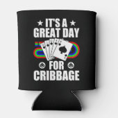 Cribbage Board Voor Cribbage Kaart Speler Grappig Blikjeskoeler (Achterkant)