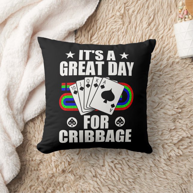 Cribbage Board Voor Cribbage Kaart Speler Grappig Kussen (Deken)