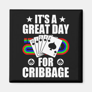 Cribbage Board Voor Cribbage Kaart Speler Grappig Magneet