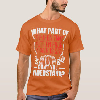 Cribbage Bordspel Pen Cribbage Liefhebber Kaartspe T-shirt