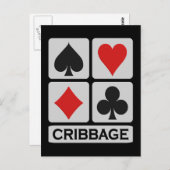 Cribbage briefkaart (Voorkant / Achterkant)