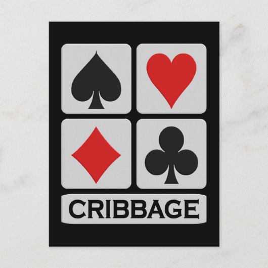 Cribbage briefkaart (Voorkant)