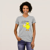 Cribbage Chick Curly Tekst T-shirt (Voorkant volledig)