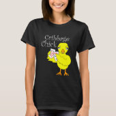 Cribbage Chick Curly Tekst T-shirt (Voorkant)