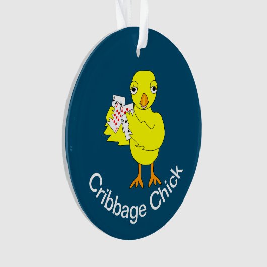  Cribbage Chick Ornament (voorkant)
