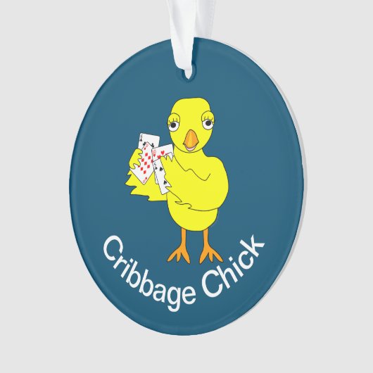  Cribbage Chick Ornament (voorkant)