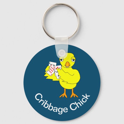 Cribbage Chick Sleutelhanger (Voorkant)