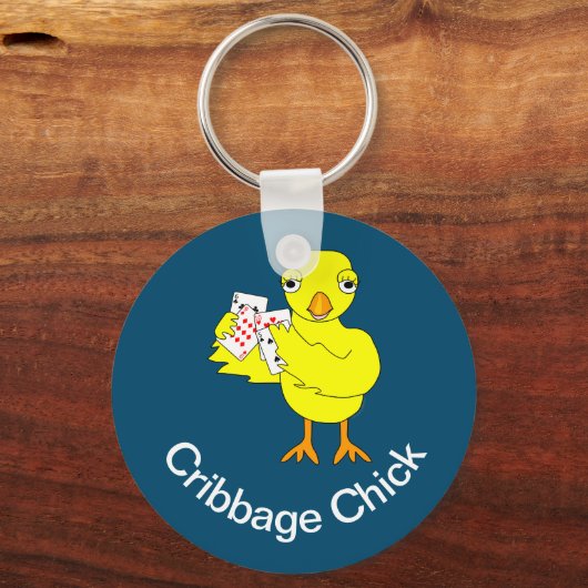 Cribbage Chick Sleutelhanger (Voorkant)
