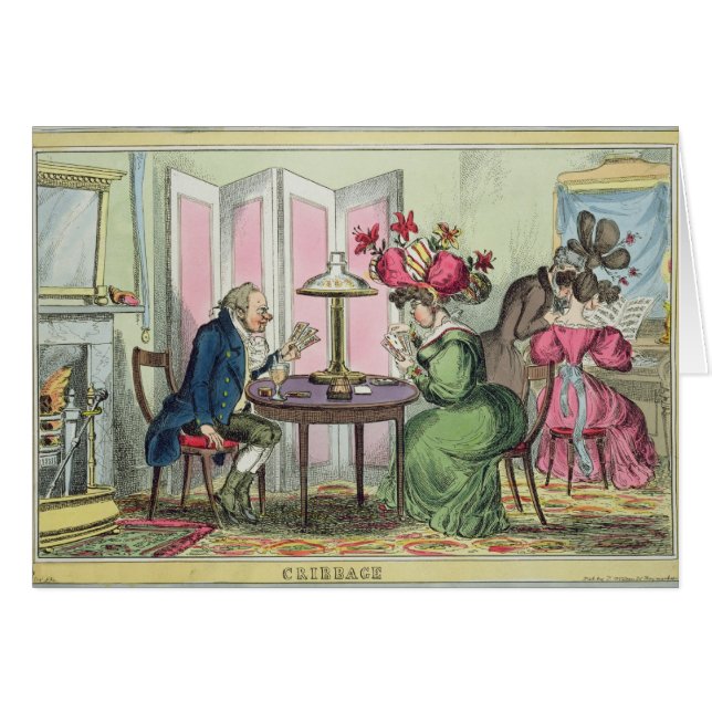 Cribbage, gepubliceerd door Thomas McLean, Londen  (Voorkant Horizontaal)