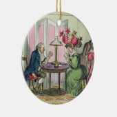 Cribbage, gepubliceerd door Thomas McLean, Londen Keramisch Ornament (Rechts)