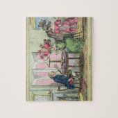 Cribbage, gepubliceerd door Thomas McLean, Londen  Legpuzzel (Verticaal)