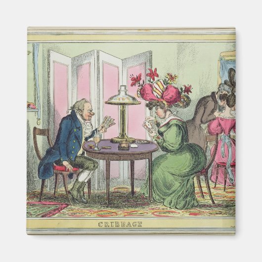 Cribbage, gepubliceerd door Thomas McLean, Londen Magneet (Voorkant)