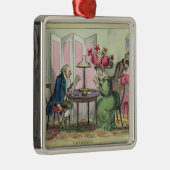 Cribbage, gepubliceerd door Thomas McLean, Londen  Metalen Ornament (Rechts)