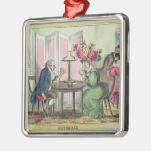 Cribbage, gepubliceerd door Thomas McLean, Londen  Metalen Ornament (Links)