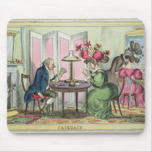 Cribbage, gepubliceerd door Thomas McLean, Londen  Muismat