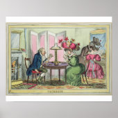 Cribbage, gepubliceerd door Thomas McLean, Londen Poster (Voorkant)