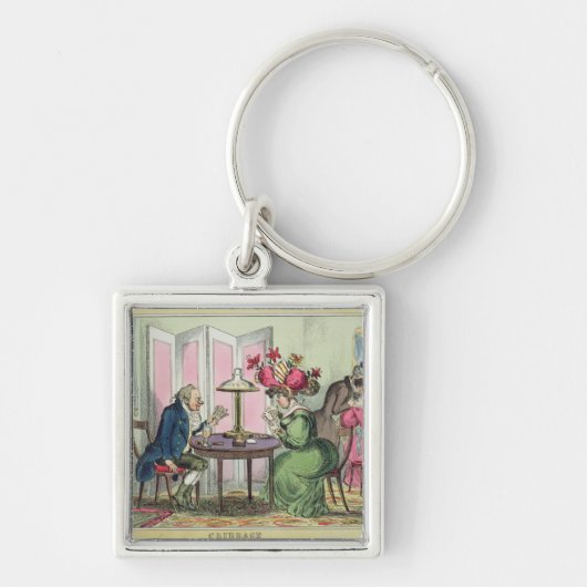 Cribbage, gepubliceerd door Thomas McLean, Londen Sleutelhanger (Voorkant)