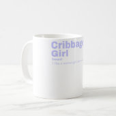 Cribbage Girl - Cribbage Koffiemok (Voorkant links)