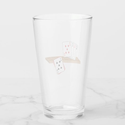 Cribbage Hand Glas (Achterkant)