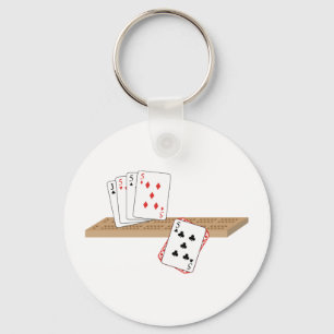 Cribbage Hand Sleutelhanger