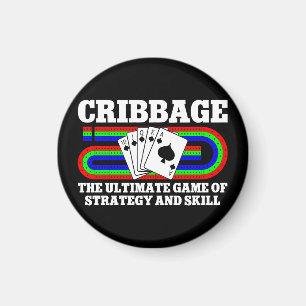Cribbage Het ultieme spel van strategie en vaardig Magneet