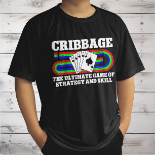 Cribbage Het ultieme spel van strategie en vaardig T-shirt