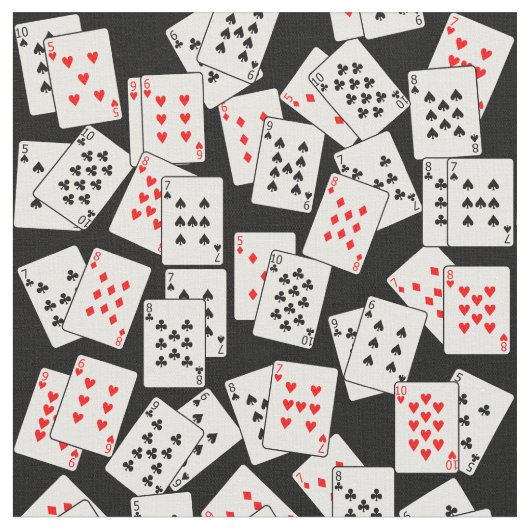 Cribbage Kaarten Stof (Close Up)