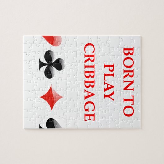 CRIBBAGE LEGPUZZEL (Horizontaal)