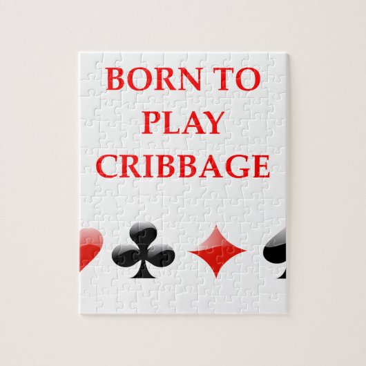 CRIBBAGE LEGPUZZEL (Verticaal)