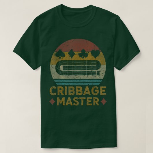 Cribbage Master Cribbage Lovers Cribbage B T-shirt (Design voorkant)