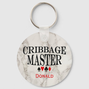 Cribbage Master Personalized Sleutelhanger