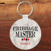 Cribbage Master Personalized Sleutelhanger (Voorkant)